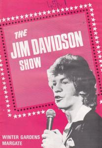 The Jim Davidson Show Winter Gardens Margate Kent Theatre Programme