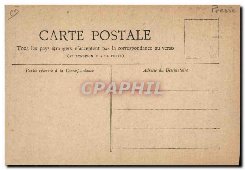 Old Postcard Fancy newspapers Le Petit Journal The Independent Republicans fe...