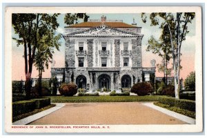 c1920's Residence of John D Rockefeller Pocantico Hills New York NY Postcard 