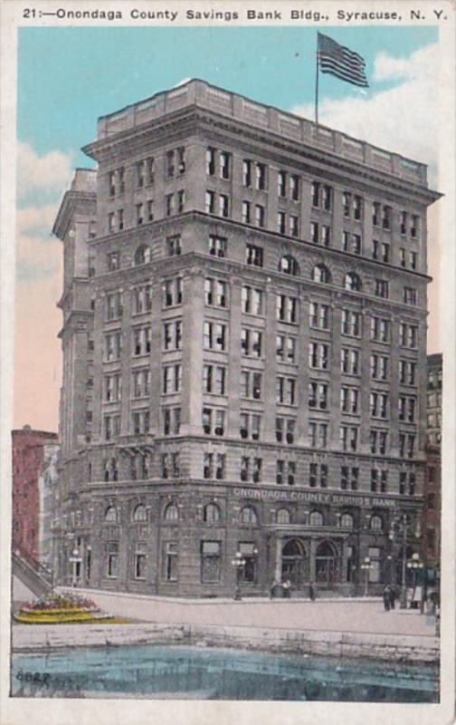 New York Syracuse Onondaga County Savings Bank Building