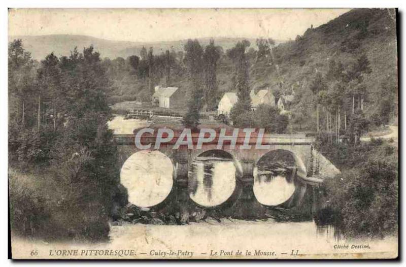 Old Postcard L & # 39Orne Picturesque Culey Le Patry Le Pont De La Mousse