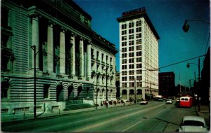 Vtg Youngstown Ohio OH Market Street View Looking North 1950s Postcard