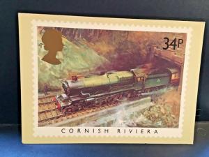 Postcard RPPC  Cornish Riviera, Famous Train Series.   Z7