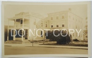 Beacon New York RPPC Scarce View Dillon House and Hotel Razed 1956 Postcard V16