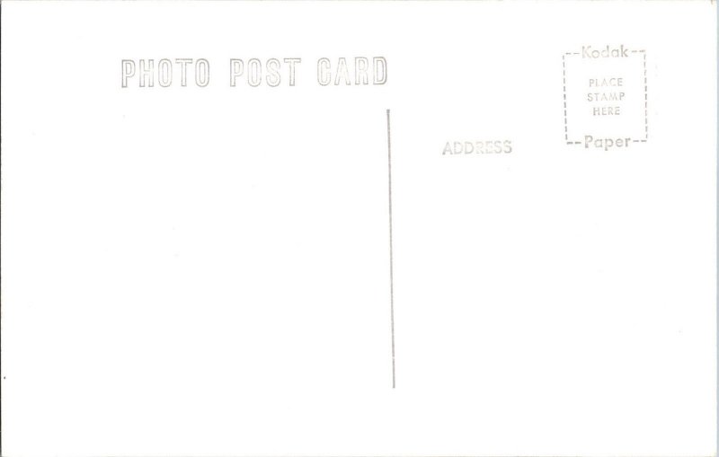 Luck Wisconsin WI Golf Course Real Photo Vintage Postcard RPPC KJ1