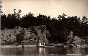 RPPC Launch Dock, Taylors Valls MN c1922 Vintage Postcard V76