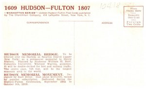 Hudson-Fulton , Hudson Memorial Bridge and Monument