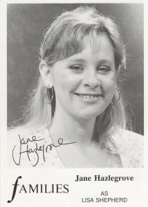 Jane Hazlegrove as Lisa Shepherd Families ITV Soap TV Photo Cast Card