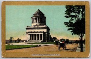 Vtg New York City NY Grants Tomb Gold Ullman's Gold Border 1900s View Postcard