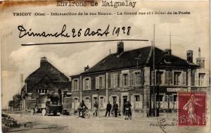 CPA TRICOT - Intersection de la rue Neuve - La Grand rue et l'Hotel de (259652)