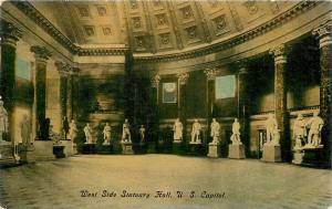National Statuary Hall West Side U S Capitol Washington DC Postcard