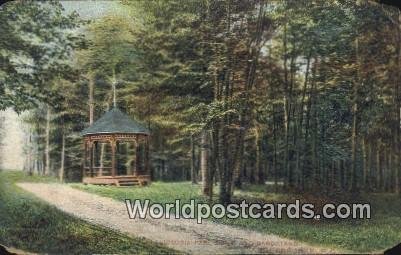 Victoria Park Drive & Bandstand Sherbrooke, PQ Canada 1909 