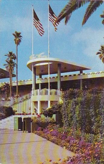 Club House Entrance Hollywood Park Race Track Inglewood California