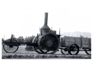 Furnace Creek Train Death Valley 1940 RPPC Postcard  Repro