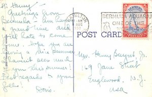 View of Hamilton Harbour from Crow Lane Bermuda Postcard