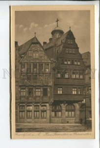 433719 Germany FRANKFURT am Main Haus Lowenstein u. Frauenstein Vintage postcard