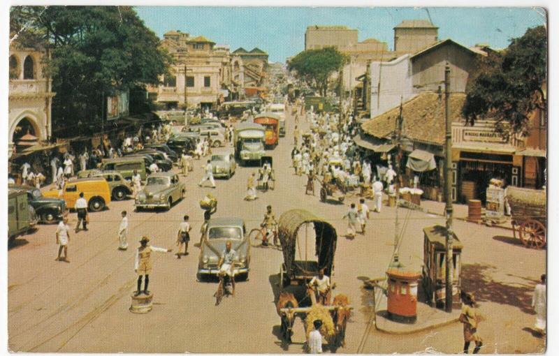 Sri Lanka / Ceylon; Street Scene, Kettah, Colombo PPC By, c 1950's