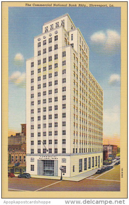 Louisiana Shreveport Commercial National Bank Building Curteich