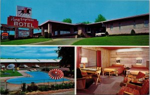 Pony Express Motel St. Joseph MO Postcard PC431