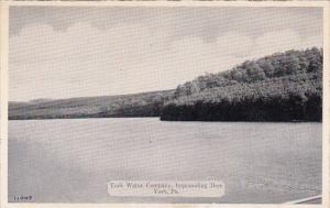 Pennsylvania York Water Company Impounding Dam Dexter Press