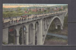 PENNSYLVANIA, PITTSBURGH, LARIMER AVENUE BRIDGE, c1910 ppc,, unused. 