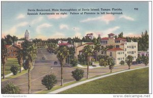 Florida Tampa Davis Boulevard Main Thoroughfare Of Davis Islands