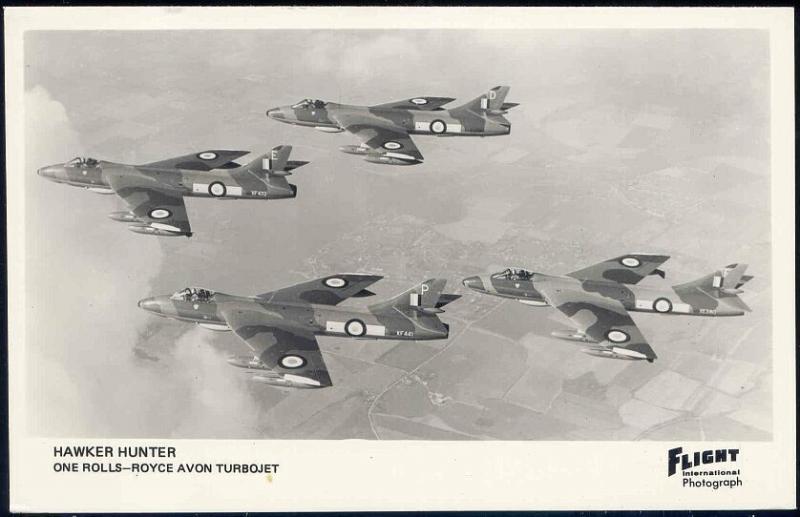 British Jet Aircraft Hawker Hunter, Flight RPPC