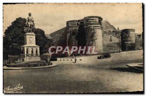 Postcard Modern Angers The Statue of King Rene