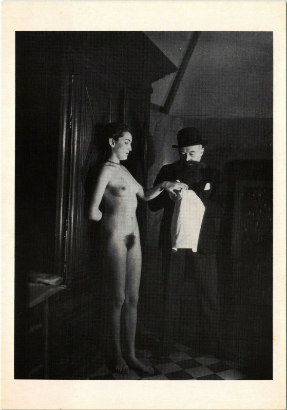 CPM RISQUE, MAN RAY, MERET OPPENHEIM 1929 (d1485)