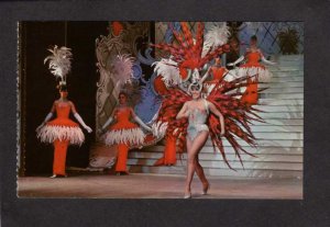 NV Folies Berger Show Girls Tropicana Hotel Casino Las Vegas Nevada Postcard