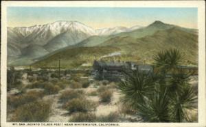 WHITEWATER CA Mt San Jacinto RR Train c1910 PC