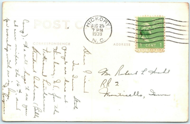 c1930s Ames, Iowa Church RPPC Bethesda Lutheran NLCA Real Photo Chapel Bldg A13