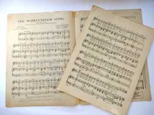 The Whiffenpoof Song US Army Air Force Winged Victory Sheet Music Planes 1944