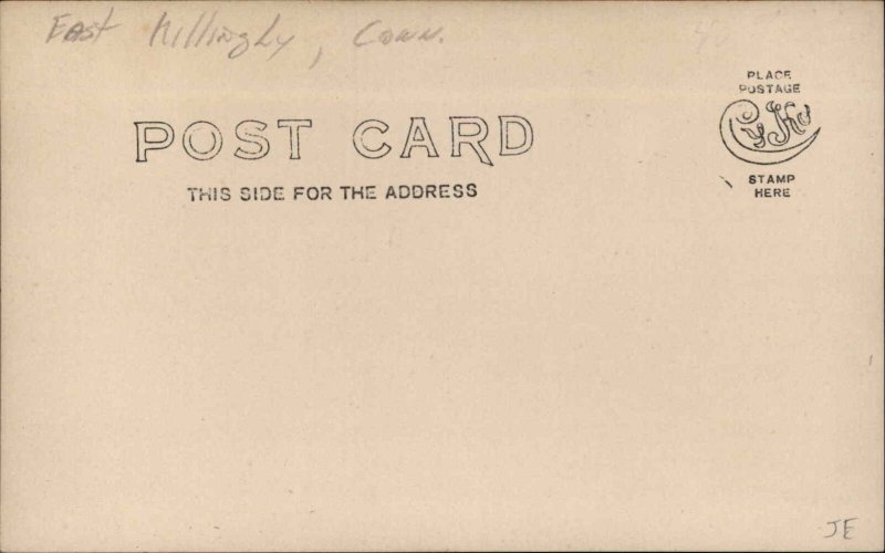 East Killingly Connecticut GF Smith Hardware Store c1905 Real Photo Postcard