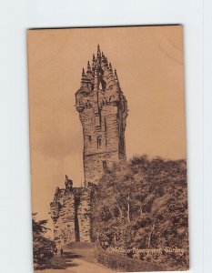 Postcard Wallace Monument, Stirling, Scotland