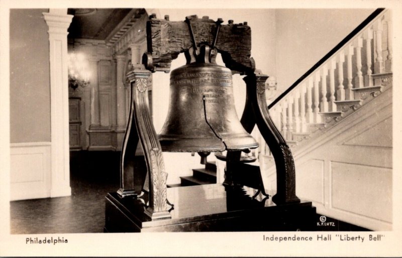 Pennsylvania Philadelphia Independence Hall The Liberty Bell Real Photo