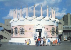 South Bank Festival Hall Decorated As A Cake London Postcard