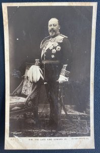 Mint England Real Picture Postcard HM The late King Edward VII