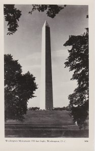 Washington D C The Washington Monument Real Photo