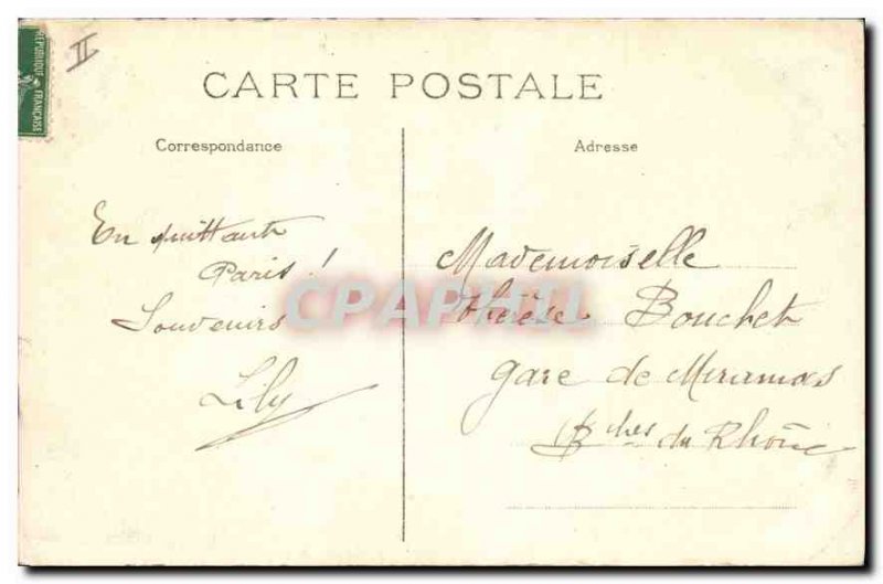 Postcard Old Paris Boulevard de la Madeleine