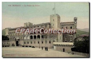 Old Postcard Monaco palace of Prince