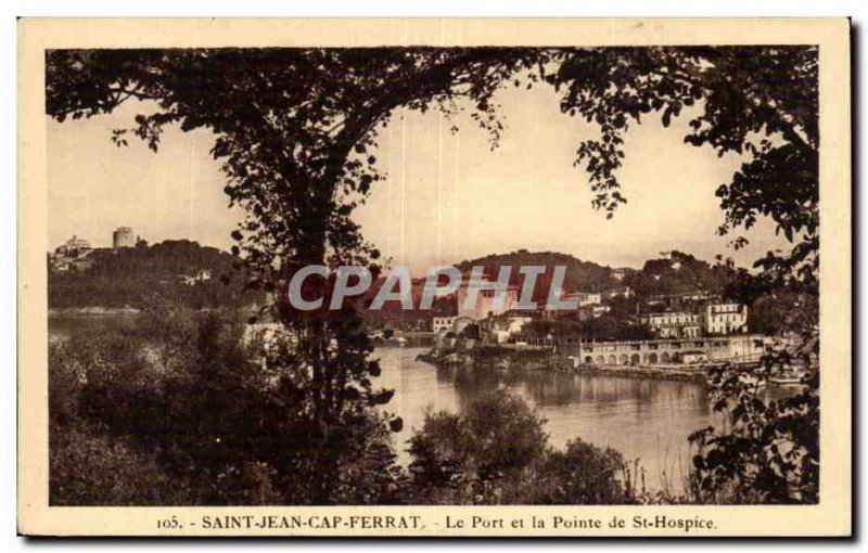 Saint Jean Cap Ferrat - The Port and Pointe St Hospice - Old Postcard