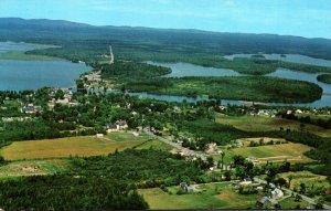 Maine Princeton Lumbering and Sporting Center Aerial View