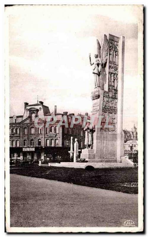 Old Postcard Arras - Square Station