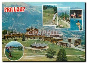 Postcard Modern Summer Pra Loup (Alpes deHte Prov) 1600 2500 m Alt general vi...