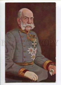 275746 WWI Austria PROPAGANDA Kaiser FRANZ JOSEF I vintage PC