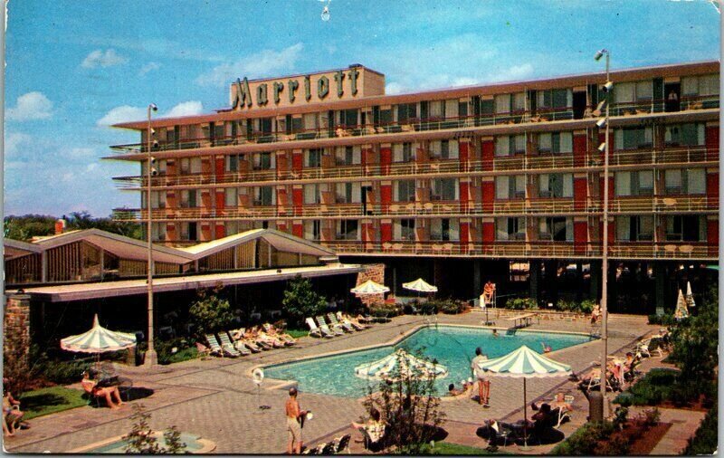 C. 1950's Marriott Motor Hotel Hot Shoppes Restaurant Washington,DC Vintage