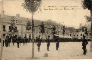 CPA MAMERS - Regiment d'Infanterie - Revue du 14 Juillet 1912 - Remise (299356)