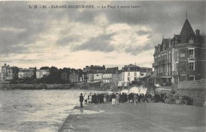 Lot 75 parame rochebonne the beach at high tide france