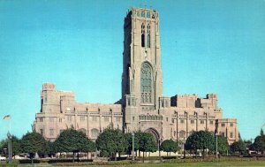 VINTAGE STANDARD SIZE POSTCARD SCOTTISH RITE CATHEDRAL INDIANAPOLIS INDIANA